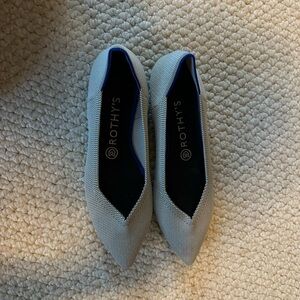 Rothy's Women's Gray “The Point” Flats | 8.5